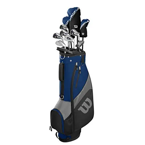 WILSON Golf Profile SGI complete set with driver, woods, hybrids, irons, putter, and stand bag