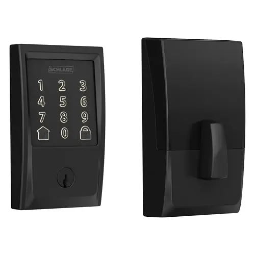 Schlage Encode smart WiFi deadbolt lock in matte black