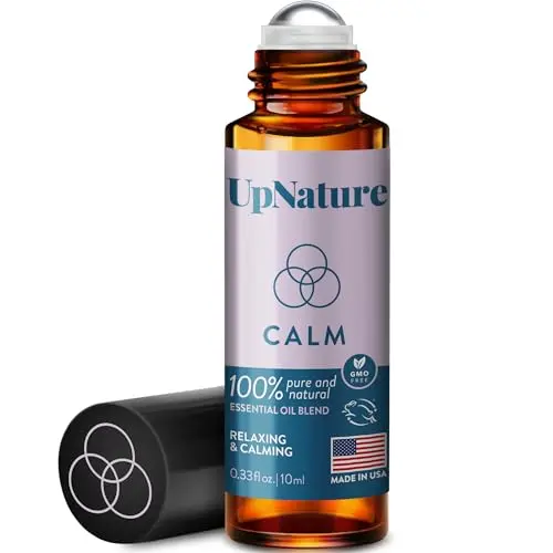 UPNATURE calm essential oil roll-on bottle for stress relief aromatherapy