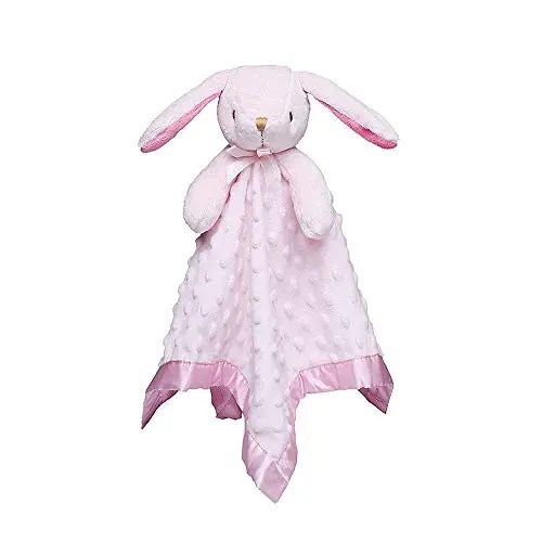 Pro Goleem bunny security blanket in soft pink