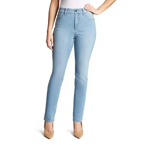 Gloria Vanderbilt Women's Amanda Classic High Rise Tapered Jean in callisto wash