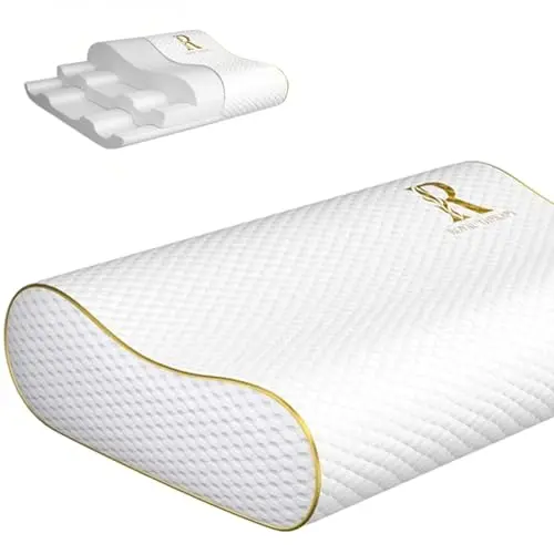 Royal Therapy memory foam contour pillow for neck pain relief