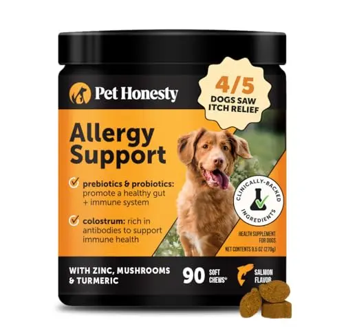 Pet Honesty Dog Allergy Chews for itching and immune support