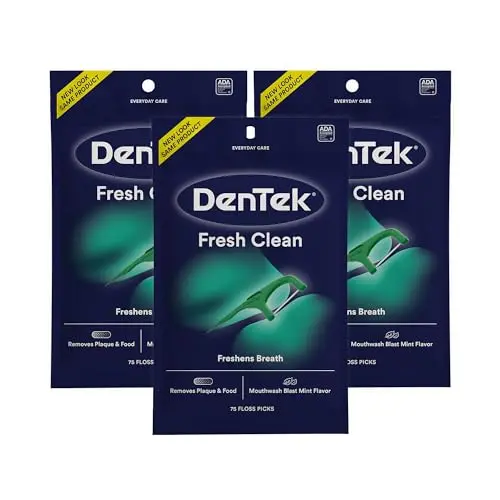 DenTek Fresh Clean Floss Picks for extra tight teeth