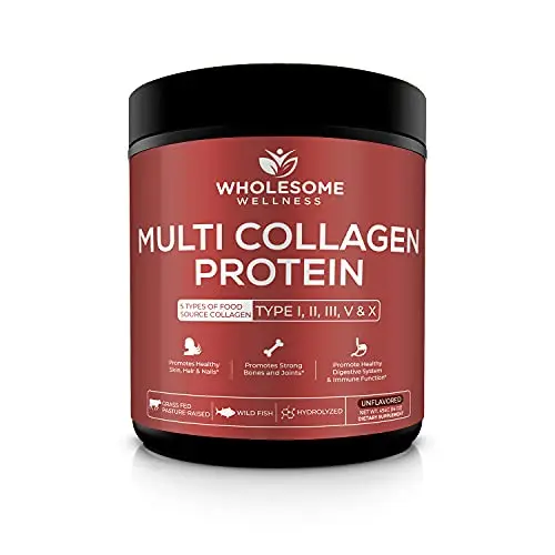 Wholesome Wellness Multi Collagen Protein powder container