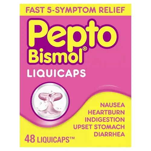 Pepto Bismol Liquicaps package