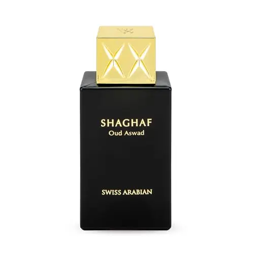 Swiss Arabian Shaghaf Oud Aswad perfume bottle