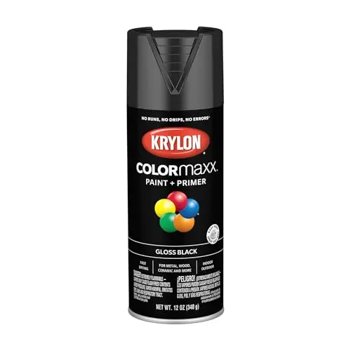 Krylon COLORmaxx spray paint and primer can for multiple surfaces