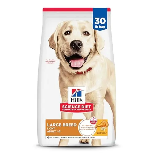 Hill's Science Diet Light weight management dry dog food bag