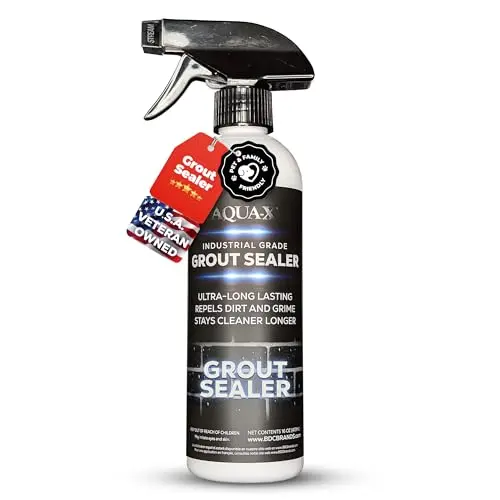 AQUA-X clear grout sealer for shower and bathroom tile