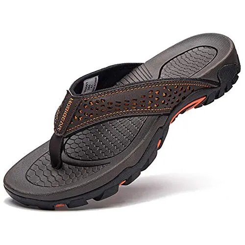 GUBARUN men's sport flip flops with non-slip sole