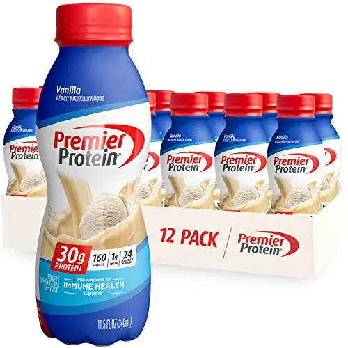 Premier Protein vanilla shake bottle