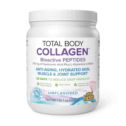 Natural Factors Total Body Collagen powder container