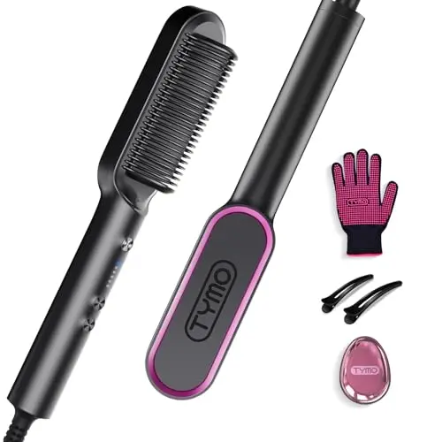 TYMO Ring hair straightener comb with 3D brush teeth