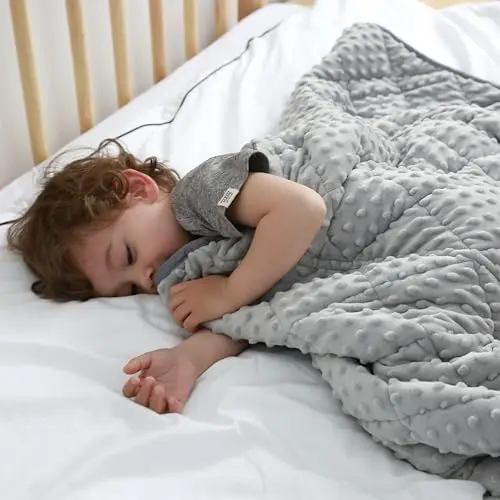 MAXTID cotton weighted blanket for kids in grey color