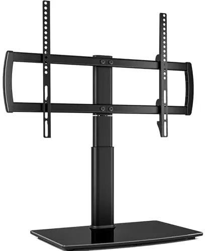 HEMUDU swivel TV stand with cable management