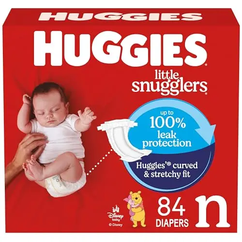 Huggies Little Snugglers diapers designed for sensitive newborn skin