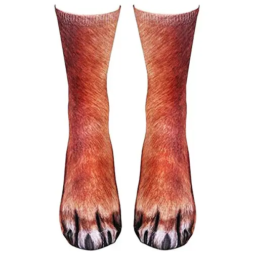 ENGMOO novelty animal paw socks for fun gifts