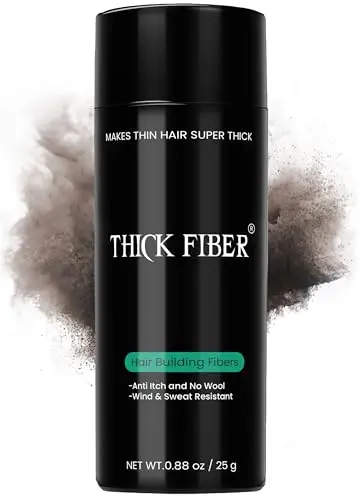 THICK FIBER Hair Fibers for concealing bald spots