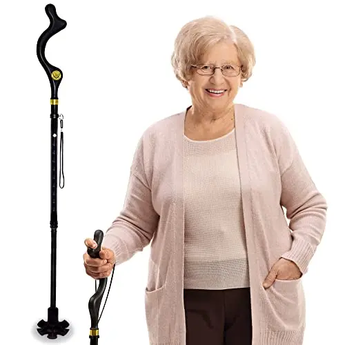 Campbell posture cane with unique handle design