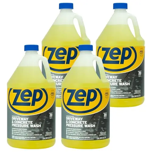 Zep Pressure Wash Cleaner Concentrate for concrete oil removal