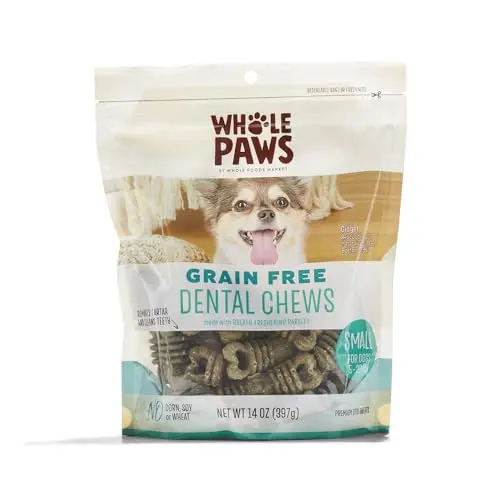 Whole Paws Grain-Free Dog Dental Chews for small dogs
