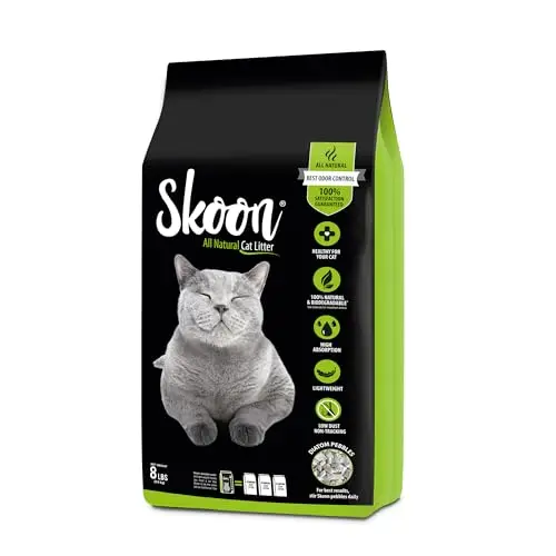 Skoon All Natural Cat Litter diatom pebbles bag