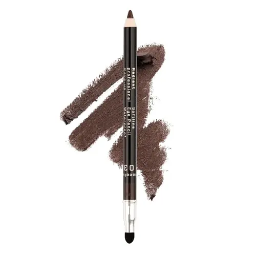 Radiant Professional Waterproof Eyeliner Pencil in chocolate color