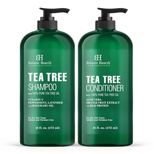 Botanic Hearth Tea Tree Shampoo and Conditioner Set