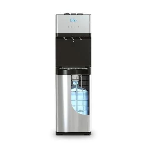 Brio self-cleaning water cooler with UV sanitization feature