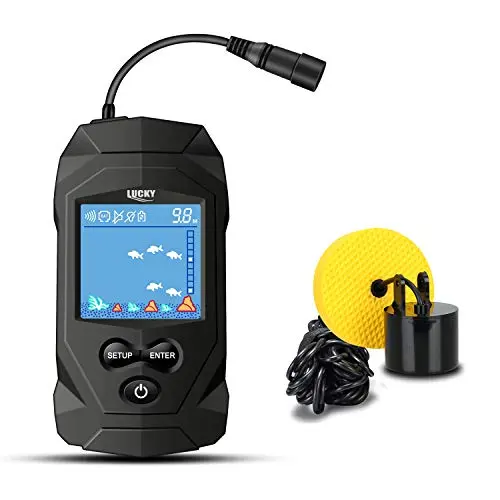 LUCKY portable fish finders with LCD display