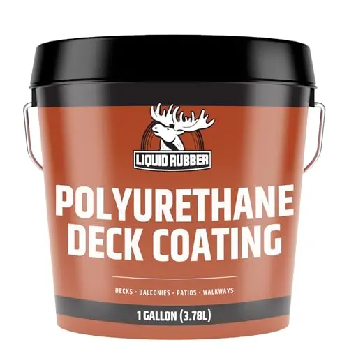 Liquid Rubber polyurethane deck coating for wood and concrete