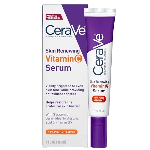 CeraVe Vitamin C serum bottle with dropper