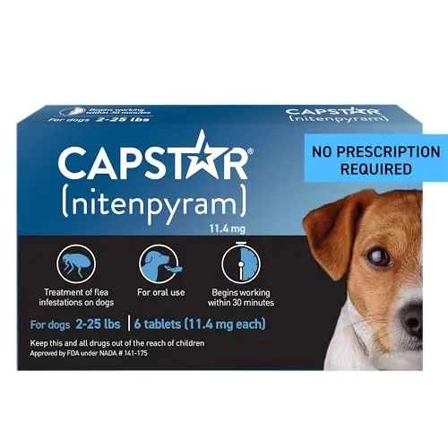 Capstar oral flea tablets for small dogs