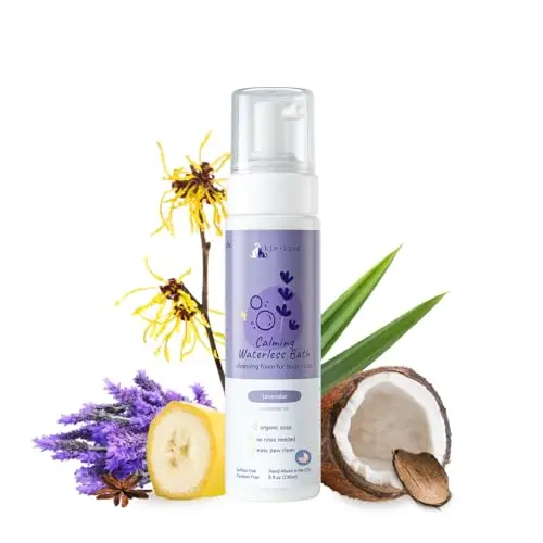 kin+kind Waterless Dry Shampoo foam with witch hazel and lavender