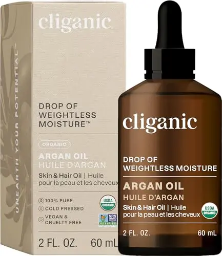 Cliganic Organic Argan Oil bottle