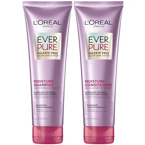 L'Oreal Paris EverPure Moisture shampoo and conditioner set for color-treated hair