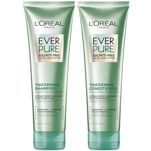 L'Oreal Paris EverPure Thickening Shampoo and Conditioner for fine hair