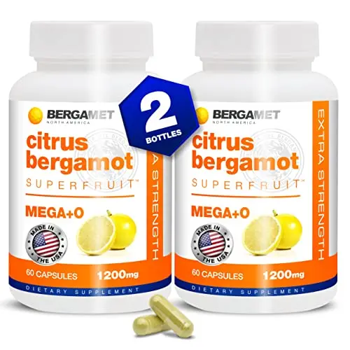 BergaMet citrus bergamot supplement bottle