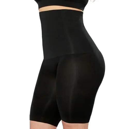 SHAPERMINT high-waisted shapewear shorts with tummy control