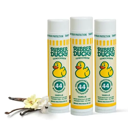 Rubber Ducky SPF Lip Balm in vanilla scent
