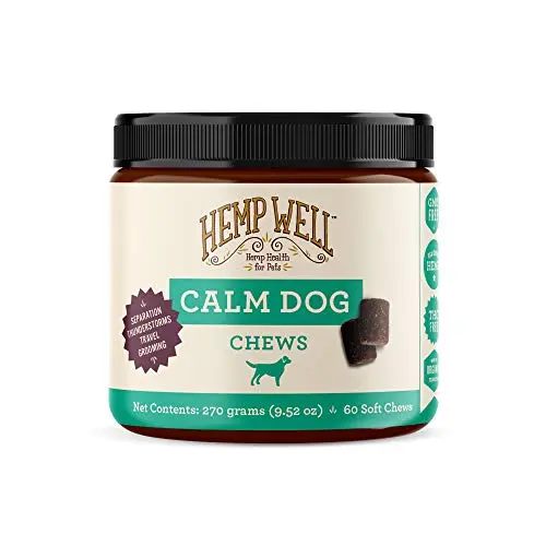 Hemp Well Calm Dog Soft Chews with organic hemp