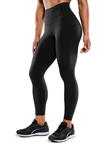 CRZ YOGA women's compression leggings with hugged feeling and anti-cellulite design