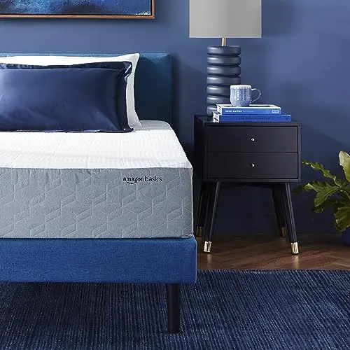Amazon Basics twin memory foam mattress with cooling gel