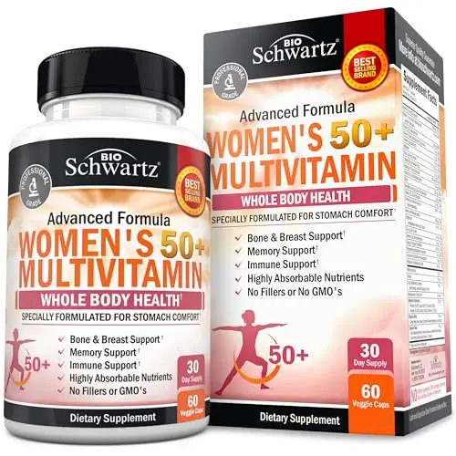 BioSchwartz Women's 50 Plus multivitamin with memory and stress support