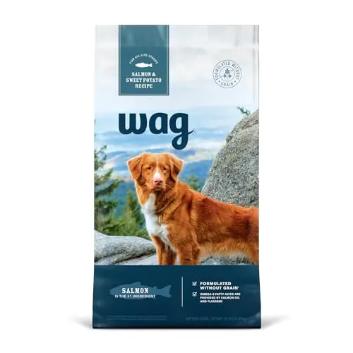 Wag grain-free dog food with salmon and sweet potato recipe