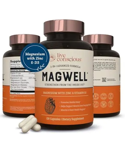 Live Conscious Magwell supplement bottle
