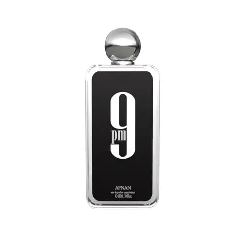 Afnan 9 PM men's eau de parfum bottle