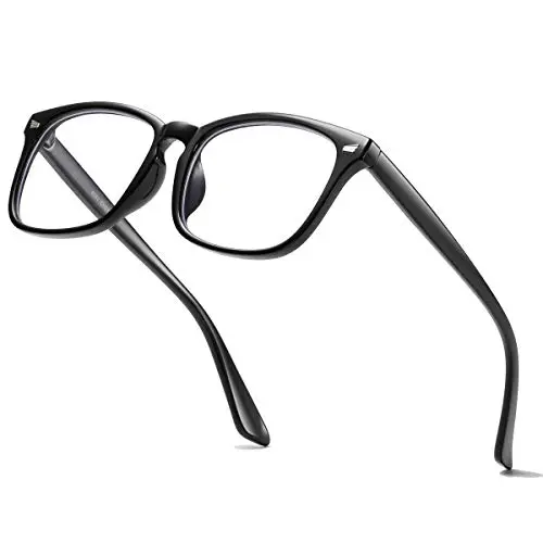 AISSWZBER square clear lens non-prescription glasses