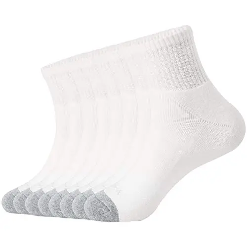 WANDER athletic ankle socks with thick cushion and moisture-wicking fabric